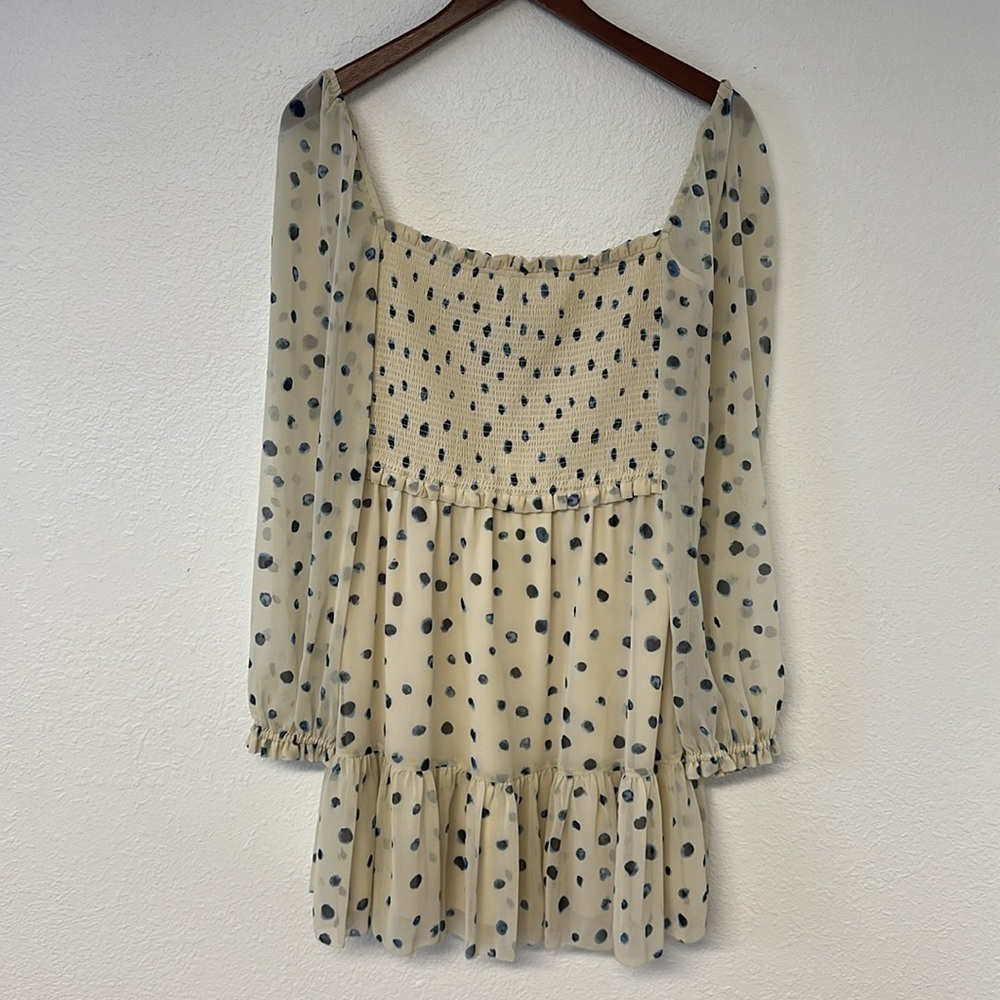 Aritzia Wilfred Tempest Dress Birch Classic Navy size medium NWT - Picture 2 of 12